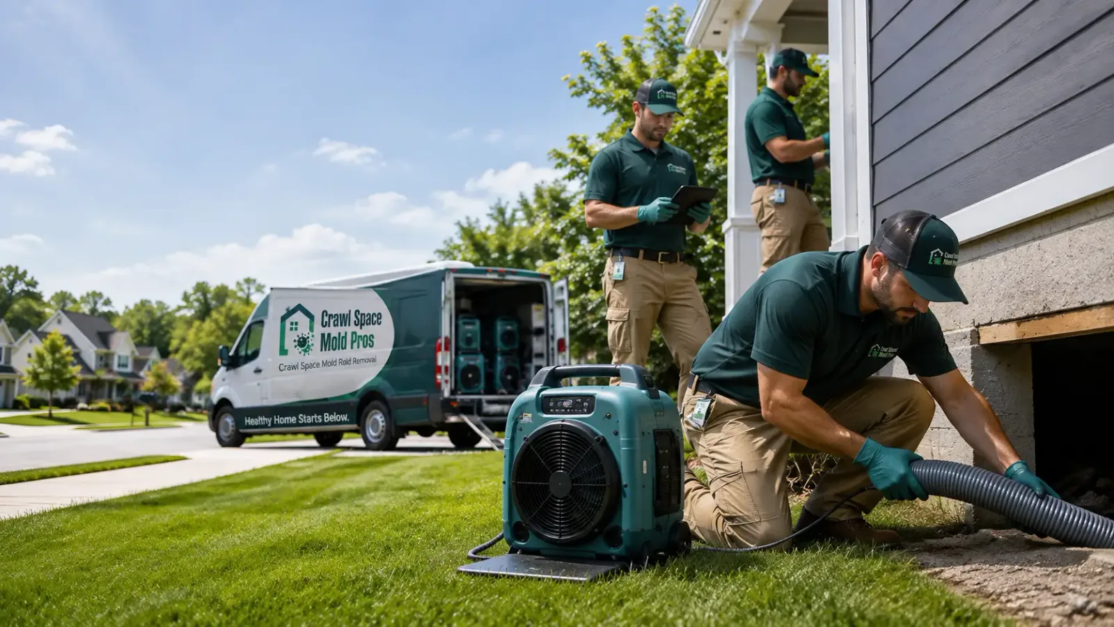 Crawl Space Mold Removal in Hillrose, CO